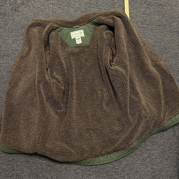 LL Bean Men's Chore Jacket VTG Sherpa Fleece Lined Barn Coat Canvas XL EUC - Picture 8 of 12